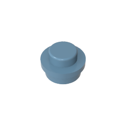 GDS-615 - Plate Round 1 x 1 with Solid Stud