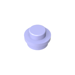 GDS-615 - Plate Round 1 x 1 with Solid Stud