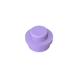 GDS-615 - Plate Round 1 x 1 with Solid Stud