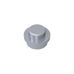 GDS-615 - Plate Round 1 x 1 with Solid Stud