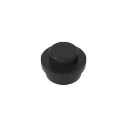 GDS-615 - Plate Round 1 x 1 with Solid Stud