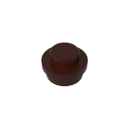 GDS-615 - Plate Round 1 x 1 with Solid Stud