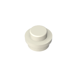 GDS-615 - Plate Round 1 x 1 with Solid Stud