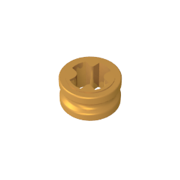 GDS-616 - Technic Bush 1/2 Smooth with Axle Hole Reduced