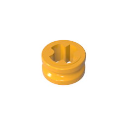 GDS-616 - Technic Bush 1/2 Smooth with Axle Hole Reduced
