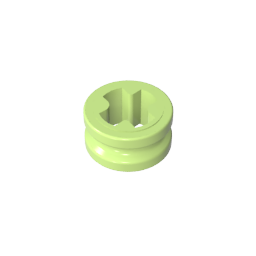 GDS-616 - Technic Bush 1/2 Smooth with Axle Hole Reduced