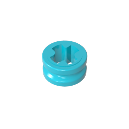 GDS-616 - Technic Bush 1/2 Smooth with Axle Hole Reduced