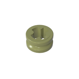 GDS-616 - Technic Bush 1/2 Smooth with Axle Hole Reduced