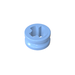 GDS-616 - Technic Bush 1/2 Smooth with Axle Hole Reduced