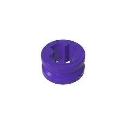 GDS-616 - Technic Bush 1/2 Smooth with Axle Hole Reduced
