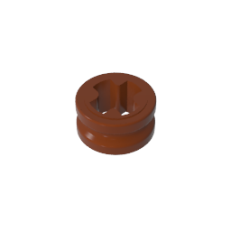 GDS-616 - Technic Bush 1/2 Smooth with Axle Hole Reduced