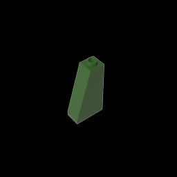 GDS-619 - Slope 75 Degrees 2 x 1 x 3 with Open Stud