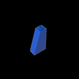 GDS-619 - Slope 75 Degrees 2 x 1 x 3 with Open Stud
