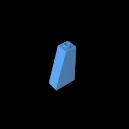 GDS-619 - Slope 75 Degrees 2 x 1 x 3 with Open Stud
