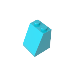 GDS-620 - Slope 65 Degrees 2 x 2 x 2 with Bottom Tube