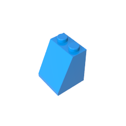 GDS-620 - Slope 65 Degrees 2 x 2 x 2 with Bottom Tube