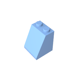 GDS-620 - Slope 65 Degrees 2 x 2 x 2 with Bottom Tube