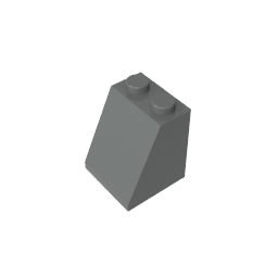 GDS-620 - Slope 65 Degrees 2 x 2 x 2 with Bottom Tube