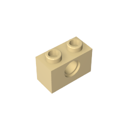 GDS-623 - Technic Brick 1 x 2 [1 Hole]