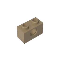 GDS-623 - Technic Brick 1 x 2 [1 Hole]