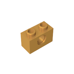 GDS-623 - Technic Brick 1 x 2 [1 Hole]