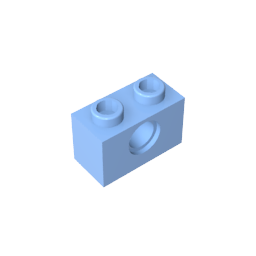 GDS-623 - Technic Brick 1 x 2 [1 Hole]