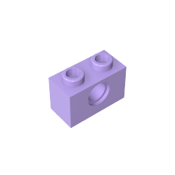 GDS-623 - Technic Brick 1 x 2 [1 Hole]