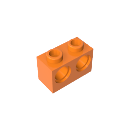 GDS-624 - Technic Brick 1 x 2 [2 Holes]