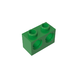GDS-624 - Technic Brick 1 x 2 [2 Holes]