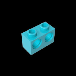 GDS-624 - Technic Brick 1 x 2 [2 Holes]