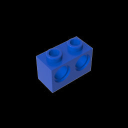 GDS-624 - Technic Brick 1 x 2 [2 Holes]
