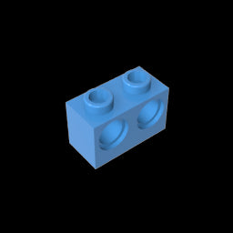 GDS-624 - Technic Brick 1 x 2 [2 Holes]