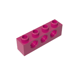 GDS-625 - Technic Brick 1 x 4 [3 Holes]