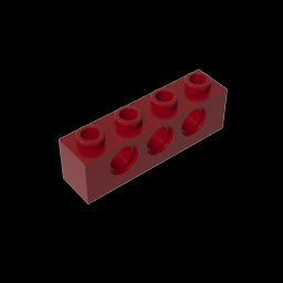 GDS-625 - Technic Brick 1 x 4 [3 Holes]