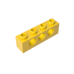 GDS-625 - Technic Brick 1 x 4 [3 Holes]