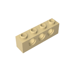 GDS-625 - Technic Brick 1 x 4 [3 Holes]