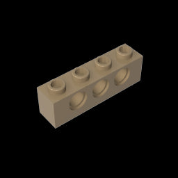 GDS-625 - Technic Brick 1 x 4 [3 Holes]
