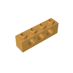 GDS-625 - Technic Brick 1 x 4 [3 Holes]