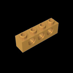GDS-625 - Technic Brick 1 x 4 [3 Holes]