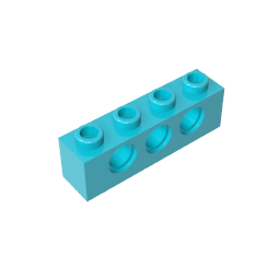 GDS-625 - Technic Brick 1 x 4 [3 Holes]