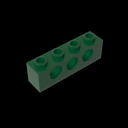 GDS-625 - Technic Brick 1 x 4 [3 Holes]