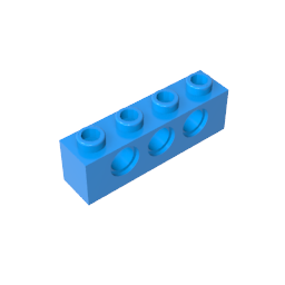GDS-625 - Technic Brick 1 x 4 [3 Holes]