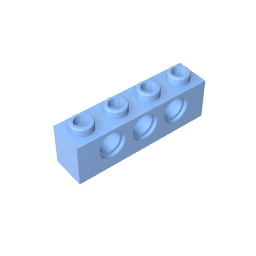 GDS-625 - Technic Brick 1 x 4 [3 Holes]