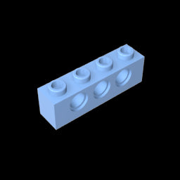 GDS-625 - Technic Brick 1 x 4 [3 Holes]