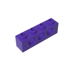 GDS-625 - Technic Brick 1 x 4 [3 Holes]