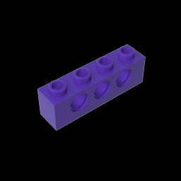GDS-625 - Technic Brick 1 x 4 [3 Holes]