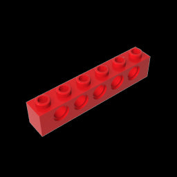 GDS-626 - Technic Brick 1 x 6 [5 Holes]