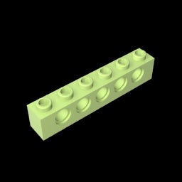 GDS-626 - Technic Brick 1 x 6 [5 Holes]