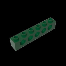 GDS-626 - Technic Brick 1 x 6 [5 Holes]