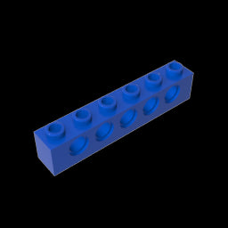 GDS-626 - Technic Brick 1 x 6 [5 Holes]